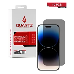 10 pack Premium Privacy Tempered Glass for iPhone 14 Pro Max