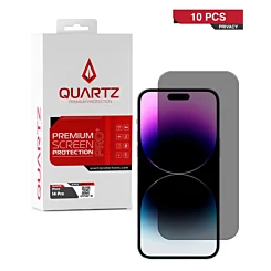 10 Pack Premium Privacy Tempered Glass for iPhone 14 Pro