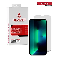 10 Pack Premium Matte Tempered Glass for iPhone 13 Pro Max / 14 Plus