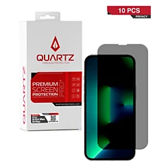 10 Pack Premium Privacy Tempered Glass for iPhone 13 Pro Max / 14 Plus