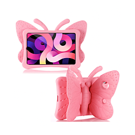 Butterfly Kids Case - iPad Mini 6 / 7 (Light Pink)