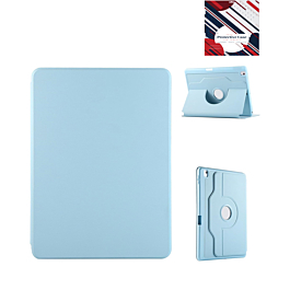 360 Rotating Smart Cover Case for iPad 7/8/9 Blue