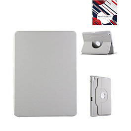 360 Rotating Smart Cover Case for iPad 7/8/9 Gray