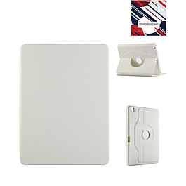 360 Rotating Smart Cover Case for iPad 7/8/9 Light Gray