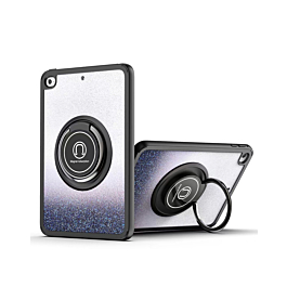 Hard Thin case with kickstand for iPad 7/8/9 Black Glitter