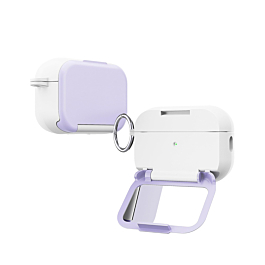 Makeup Mirror Stand Holder Case - Purple for AirPods Pro 3