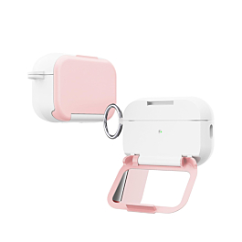 Makeup Mirror Stand Holder Case - Pink for AirPods Pro 3