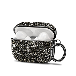 Glitter Case - silver black for Airpods Pro 2nd Gen