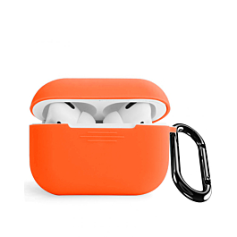 Silicone Case -Orange for AirPods 4