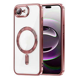 Shiny MagSafe Case For SE/8 Rose Gold