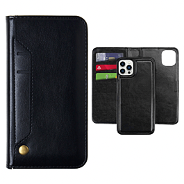 Magnetic Wallet Case for 13 Pro - Black