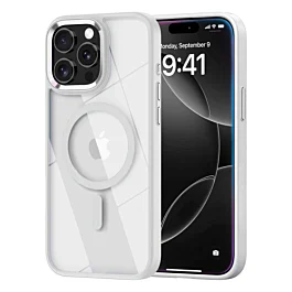 Gloss Finish MagSafe Case for 13 Pro Max - White