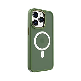 Matte Finish MagSafe Case for 13 Pro Max - Green