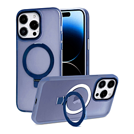 Matte Finish MagSafe Kickstand Case for 13 Pro Max - Blue