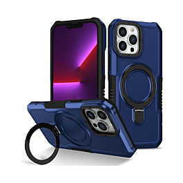 ShockProof Magsafe Kickstand Case for 13 Pro Max - Blue