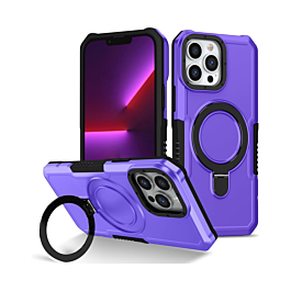 ShockProof Magsafe Kickstand Case for 13 Pro Max - Purple