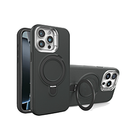 Rugged MagSafe Kickstand Case for 13 Pro Max - Black