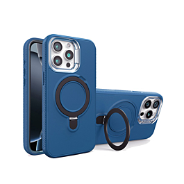 Rugged MagSafe Kickstand Case for 13 Pro Max - Blue