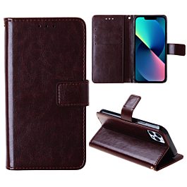 Wallet Case for 13 Pro Max - Brown