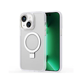 Matte MagSafe Kickstand Case for 14 Plus / 15 Plus- Silver