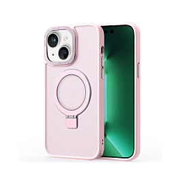 Matte MagSafe Kickstand Case for 14 Plus / 15 Plus- Rose Gold
