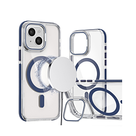 Gloss Camera  Kickstand Case for 14 Plus / 15 Plus- Blue