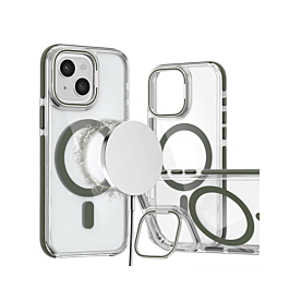 Gloss Camera  Kickstand Case for 14 Plus / 15 Plus- Gray