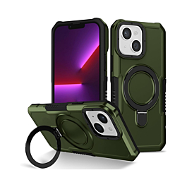 ShockProof Kickstand Case for 14 Plus / 15 Plus- Green
