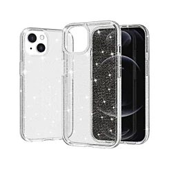 Glitter Case for 14 Plus / 15 Plus- Clear