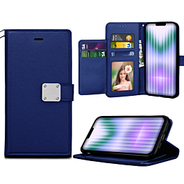 Wallet Case for 14 Plus / 15 Plus Blue