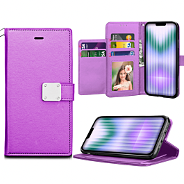 Wallet Case for 14 Plus / 15 Plus Purple