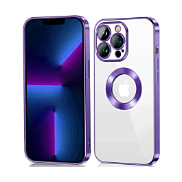 Shiny Case With Wireless Charging for 14 Pro- Purple