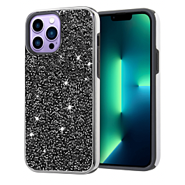 Glitter Case for 14 Pro- Black