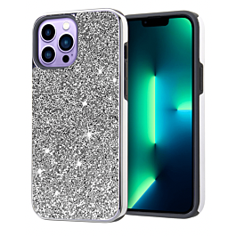 Glitter Case for 14 Pro- Silver