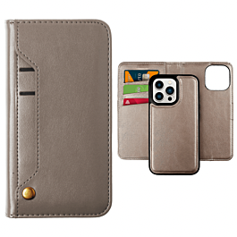 Magnetic Folio Case for 14 Pro- Gray