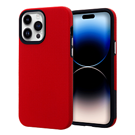 ShockProof Case for 14 Pro Max- Red