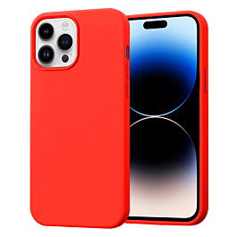 Silicone Case for 14 Pro Max- Red