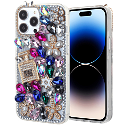 3D Glitter Case for 14 Pro Max- 1