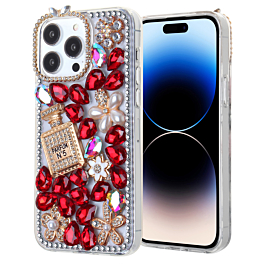 3D Glitter Case for 14 Pro Max- 3