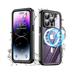 WaterProof Case for 14 Pro Max- Black