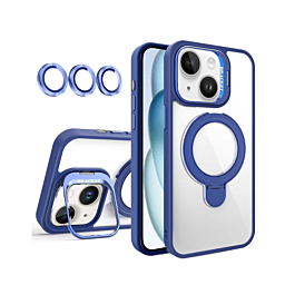 Matte Finish Dual KickStand Case  for 13/14- Blue