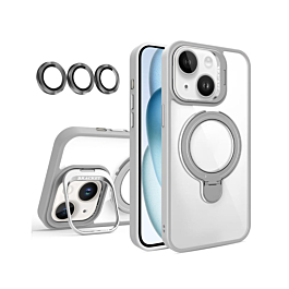 Matte Finish Dual KickStand Case  for 13/14- Gray