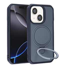 Shock Proof Wireless Charging Kickstand Case for 13/14- Blue