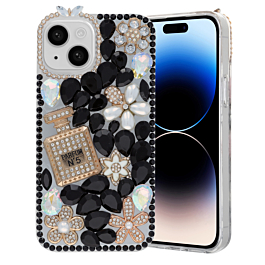 3D Glitter Case for 13/14- Black