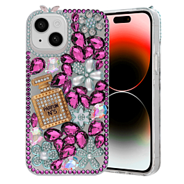 3D Glitter Case for 13/14- Purple