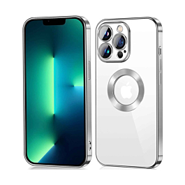 Shiny Case with Magsafe  for 15 Pro- Silver