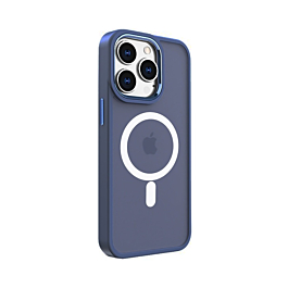 Matte Smoke Case for 15 Pro- Blue