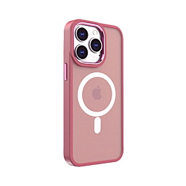 Matte Smoke Case for 15 Pro- Pink