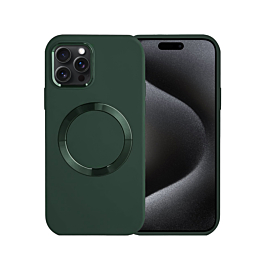 Soft Case Wireless Charging for 15 Pro- Green