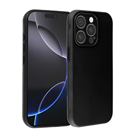 Full Cover Silicone for 15 Pro- Black